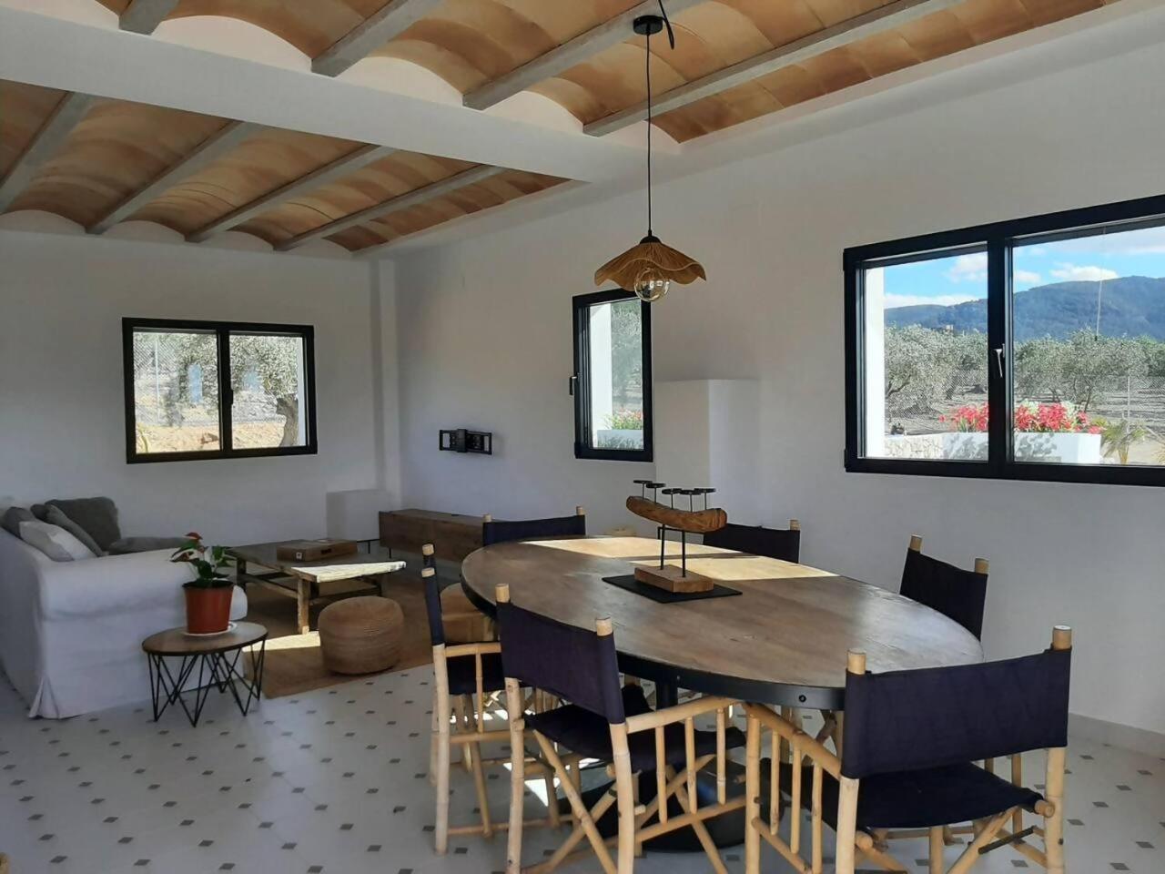 Casita Del Embalse Con Encanto Biar Exteriör bild