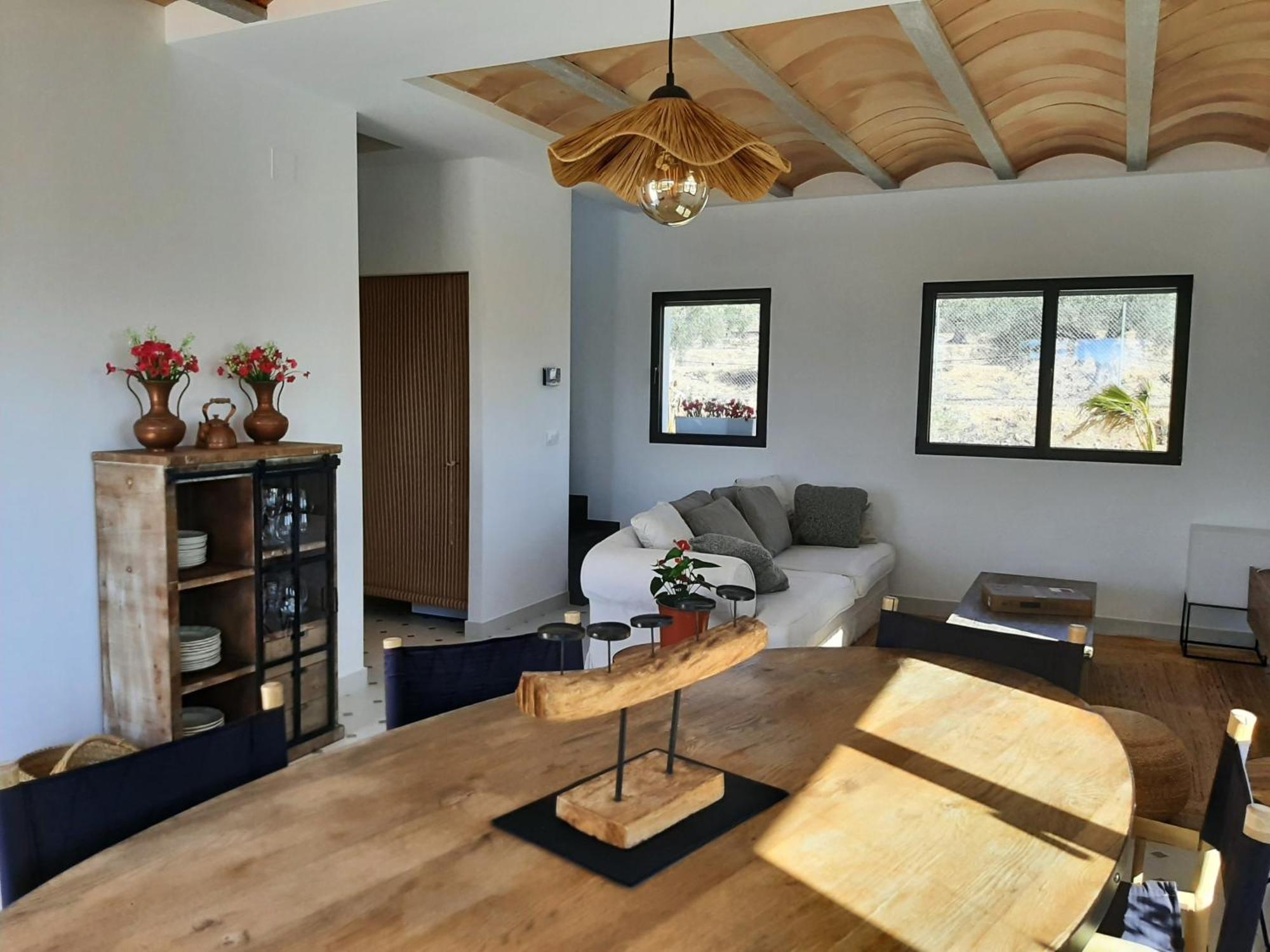 Casita Del Embalse Con Encanto Biar Exteriör bild