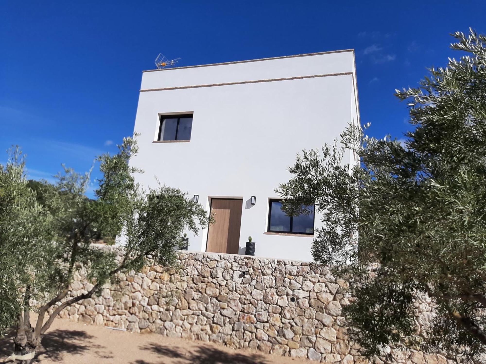 Casita Del Embalse Con Encanto Biar Exteriör bild