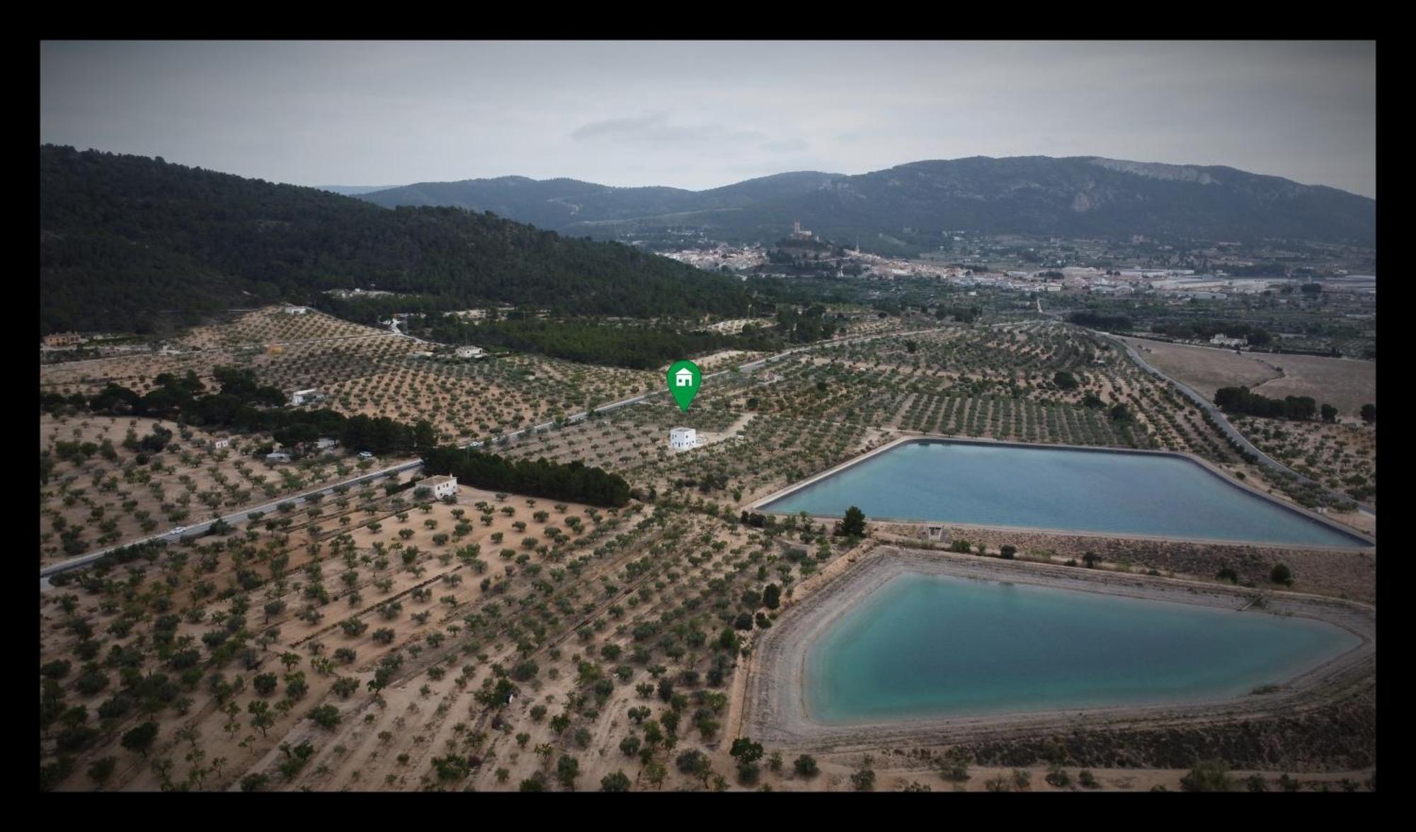 Casita Del Embalse Con Encanto Biar Exteriör bild